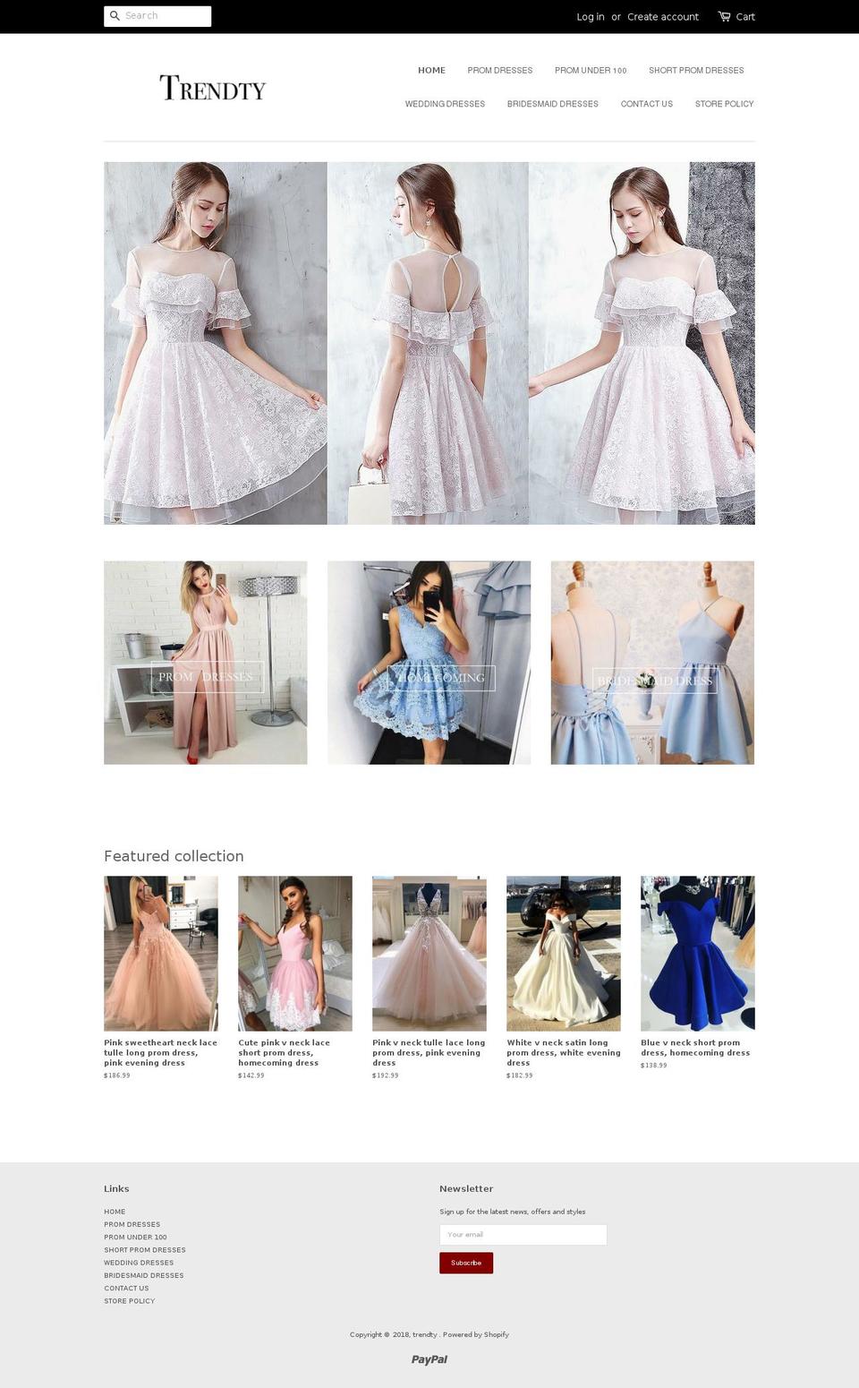 trendty.com — Shopify storefront screenshot