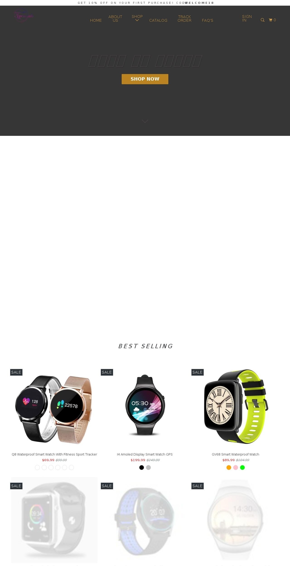 trendub.com — Shopify storefront screenshot