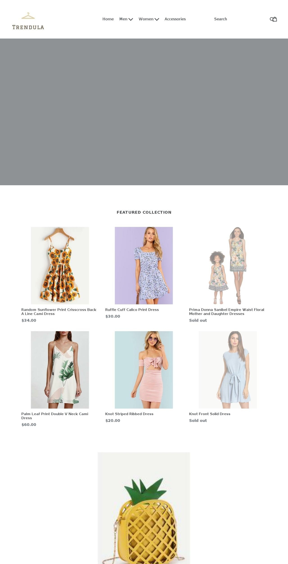 trendula.com — Shopify storefront screenshot
