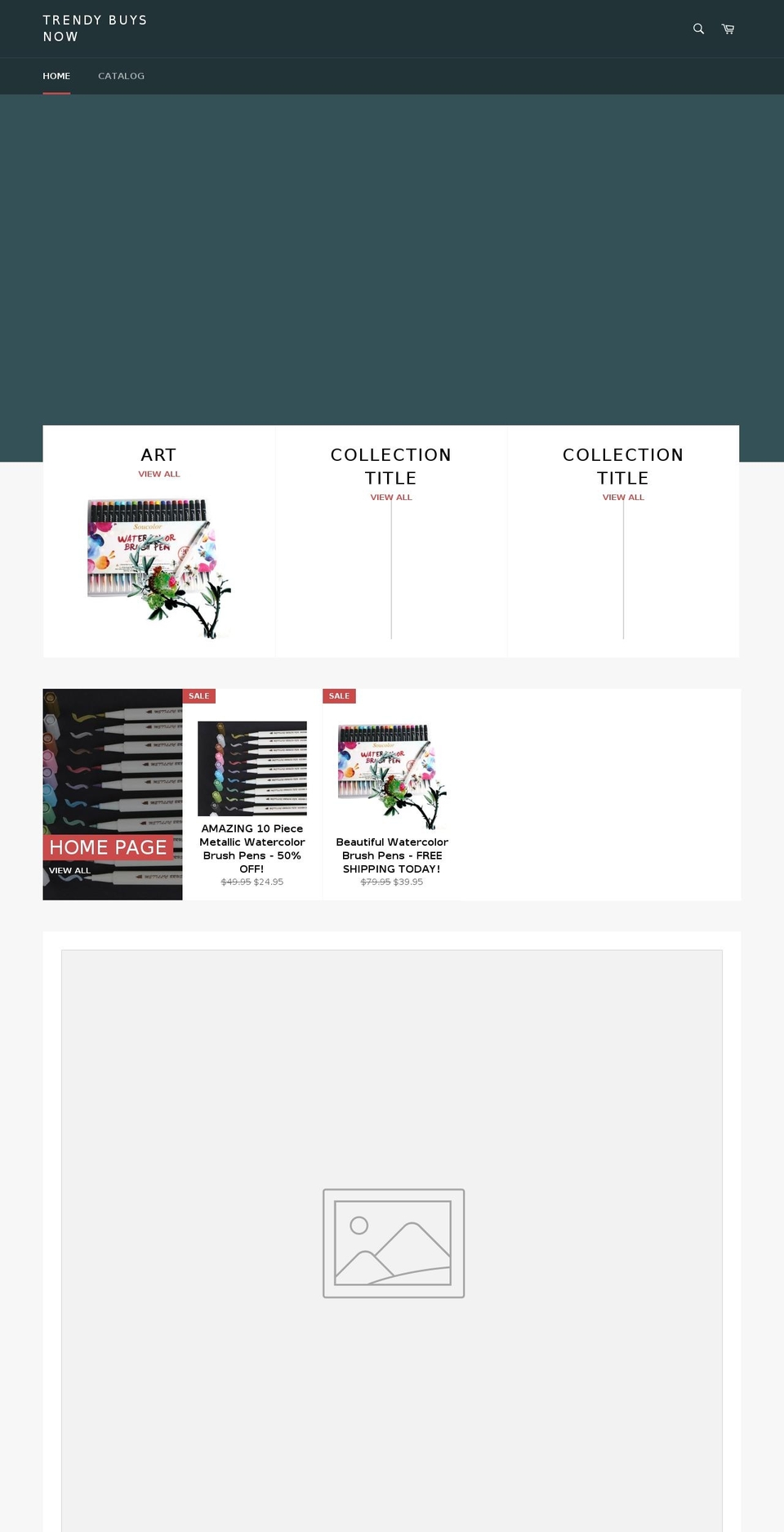 trendybuysnow.com — Shopify storefront screenshot