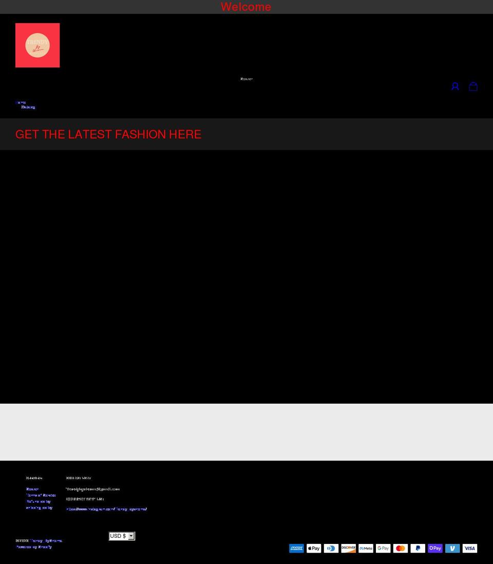 trendybyshema.com shopify website screenshot