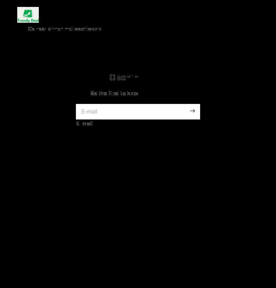 trendydeal.nl shopify website screenshot