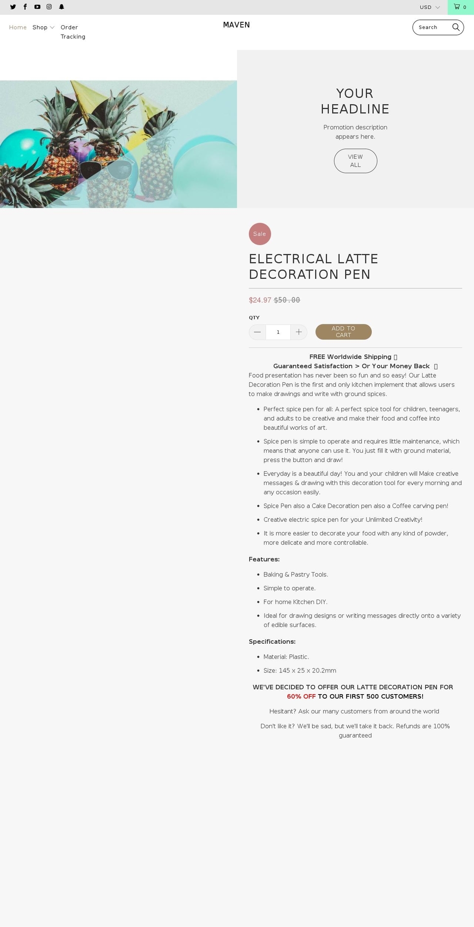 trendydeals.ca shopify website screenshot