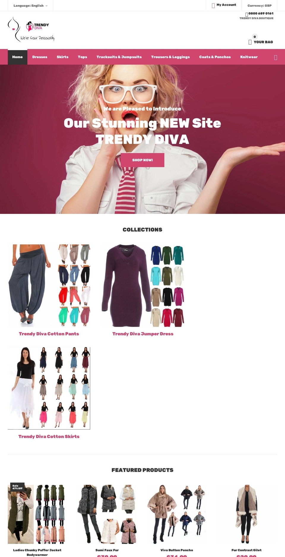 install-me-shopy-v--- Shopify theme site example trendydivas.co.uk