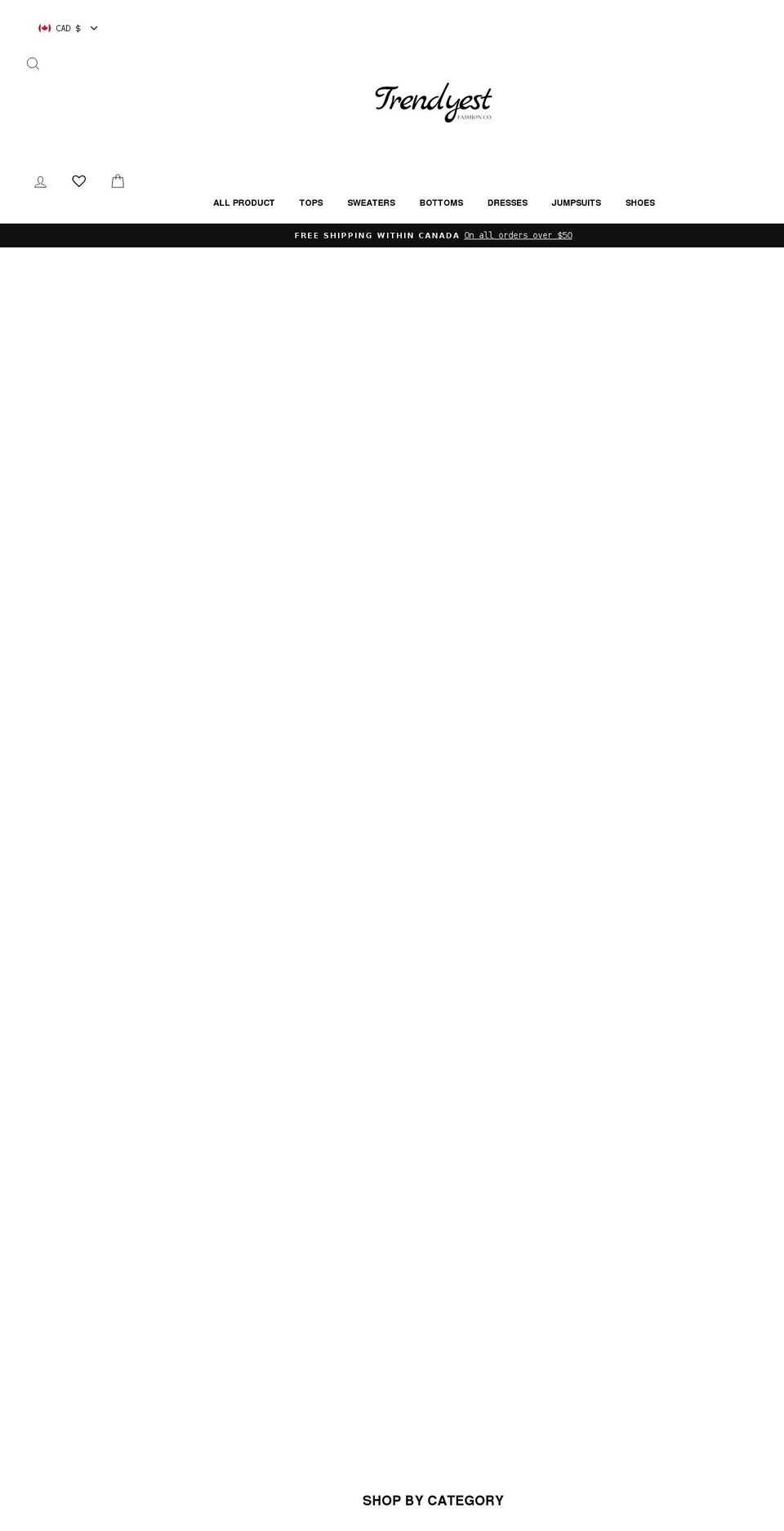 trendyest.com shopify website screenshot