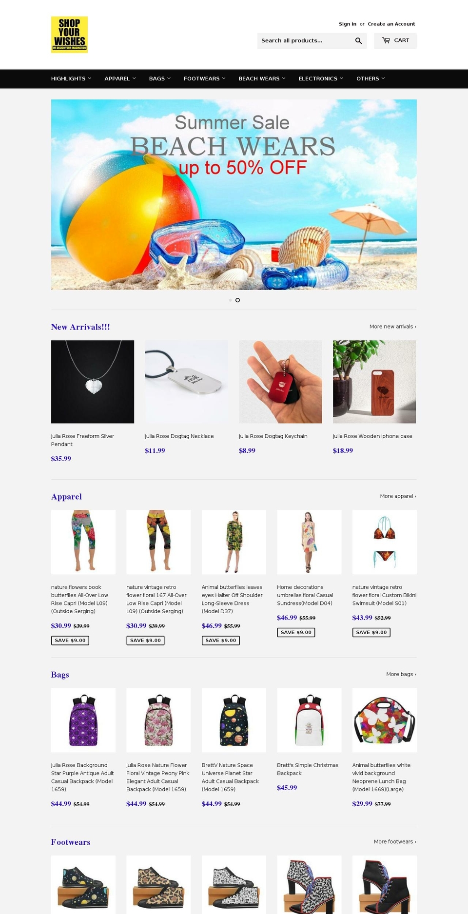 trendyfashiononthego.com — Shopify storefront screenshot