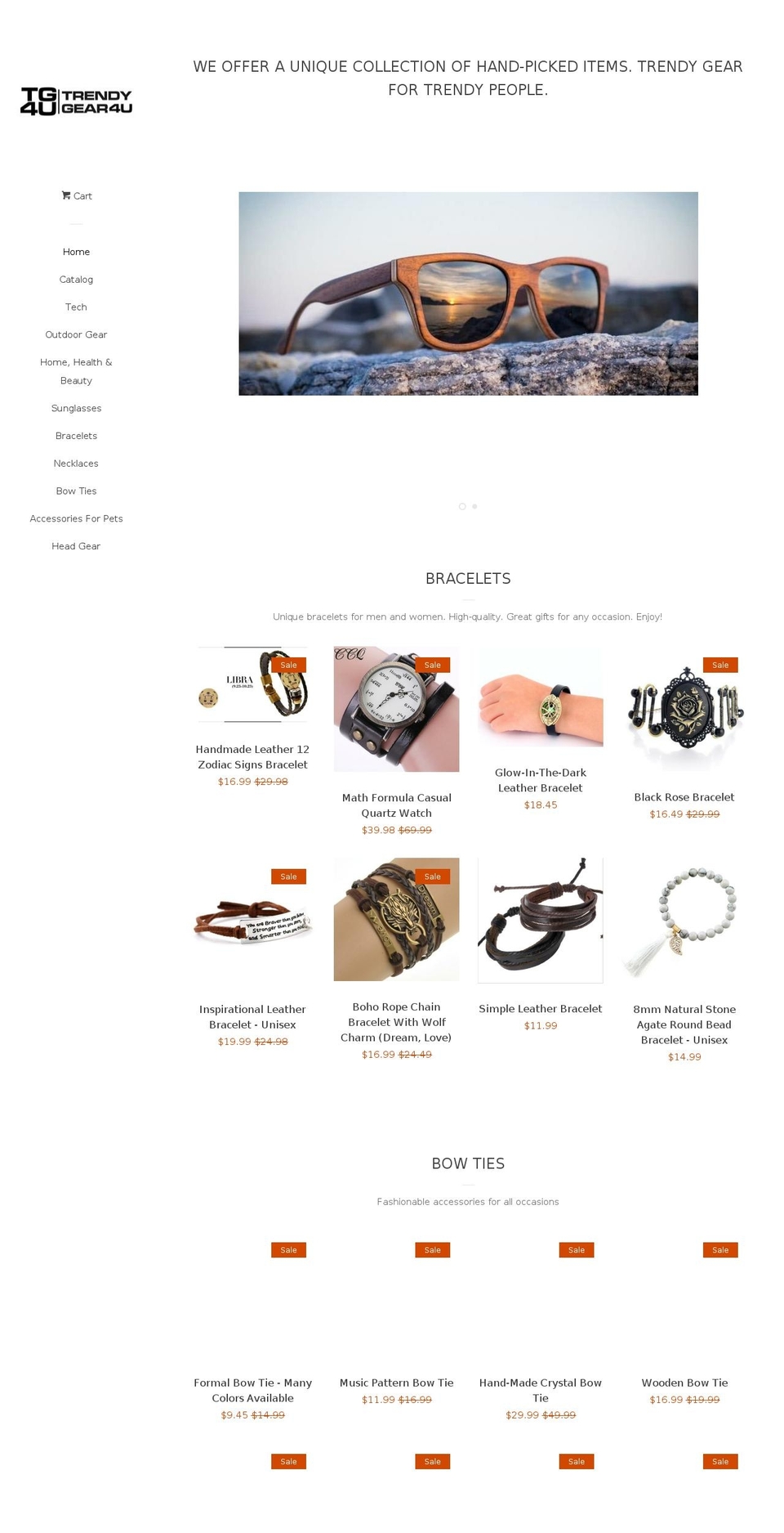 trendygear4u.com — Shopify storefront screenshot
