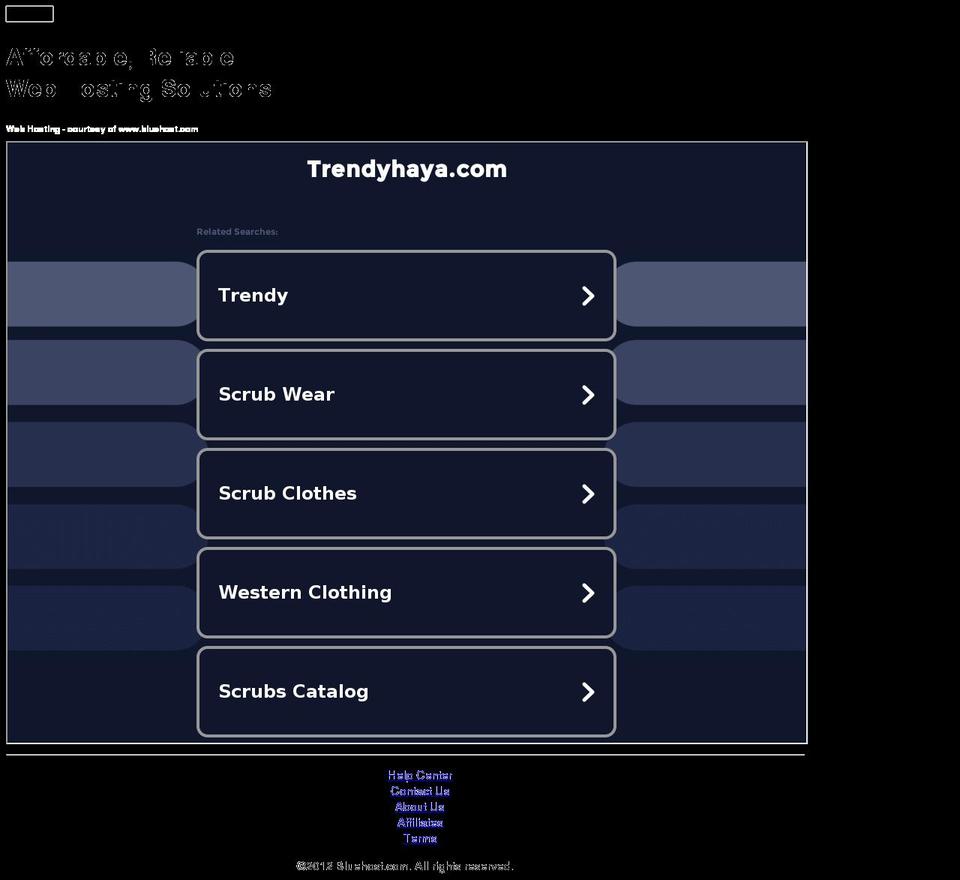 trendyhaya.com — Shopify storefront screenshot