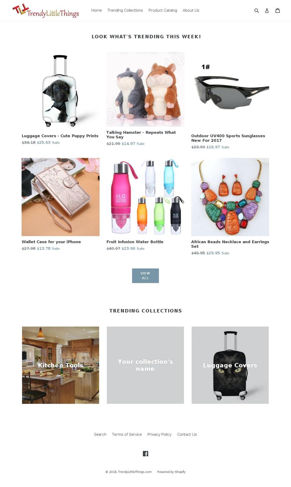 trendylittlethings.com — Shopify storefront screenshot