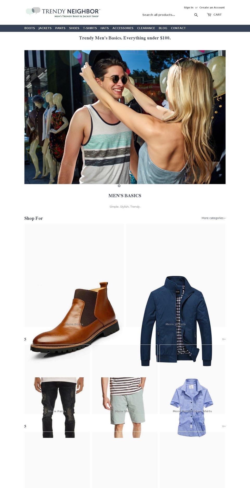 trendyneighbor.com — Shopify storefront screenshot