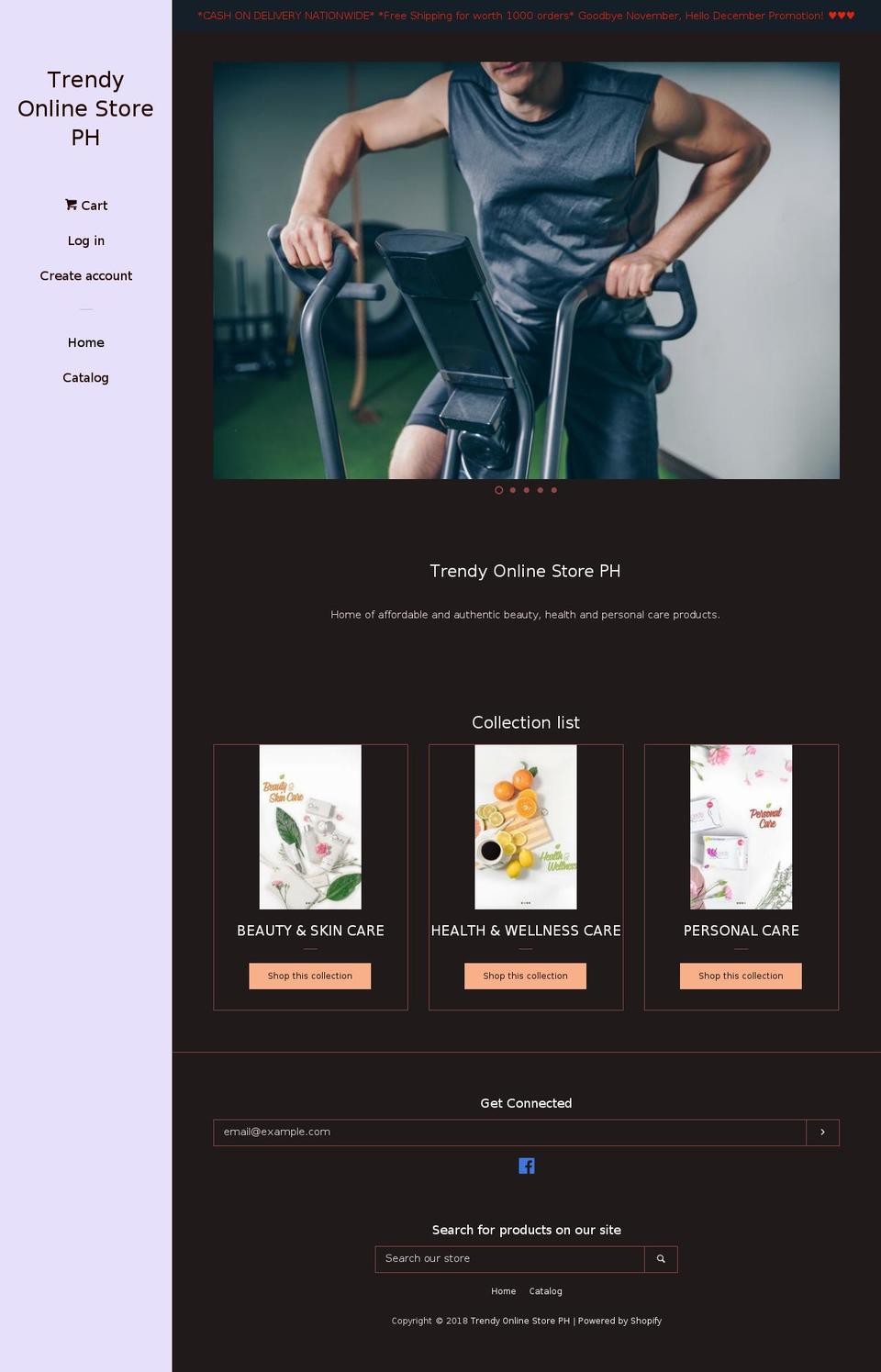 trendyonlinestoreph.com — Shopify storefront screenshot