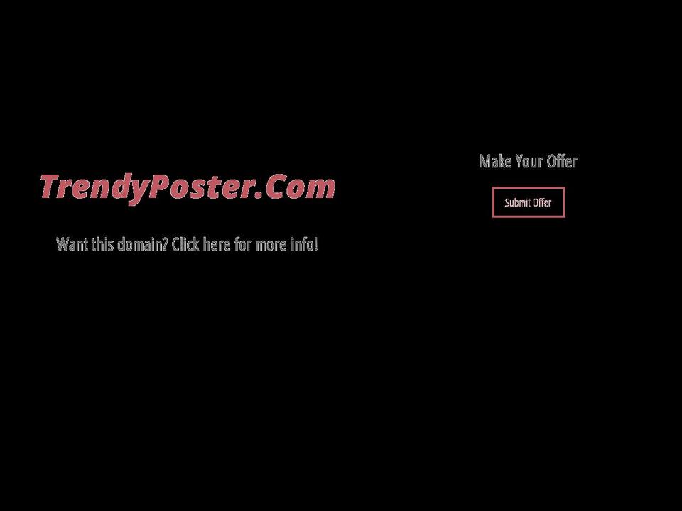 trendyposter.com — Shopify storefront screenshot