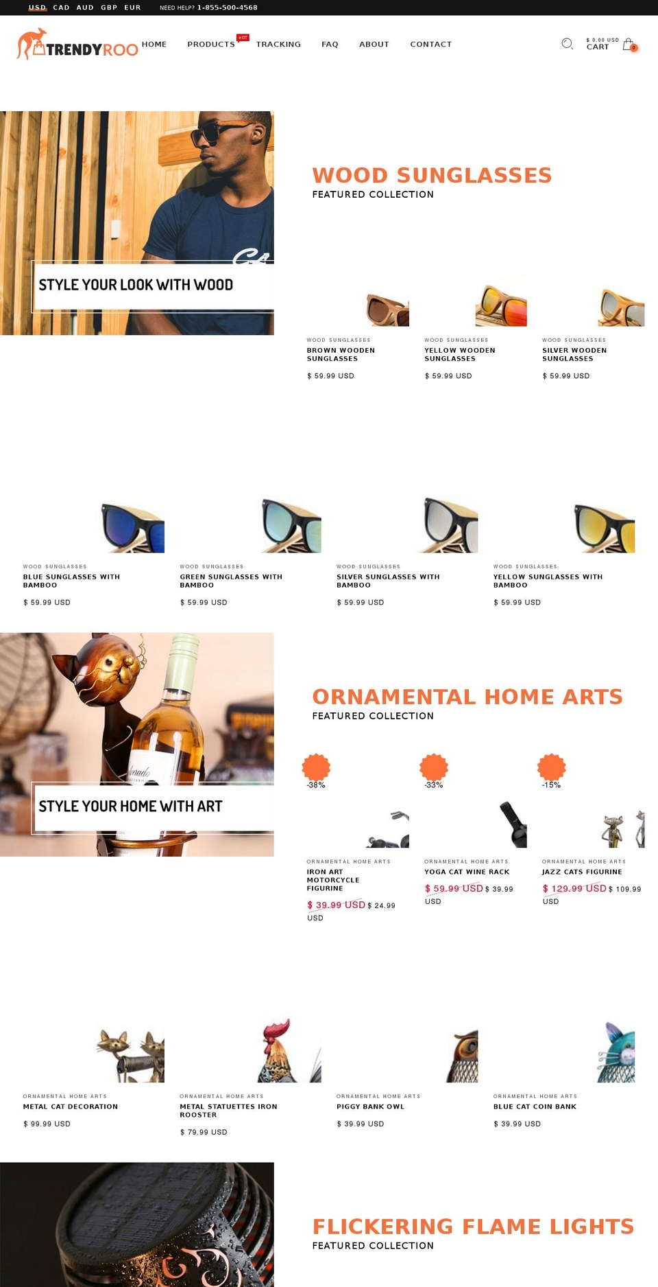 trendyroo.com shopify website screenshot