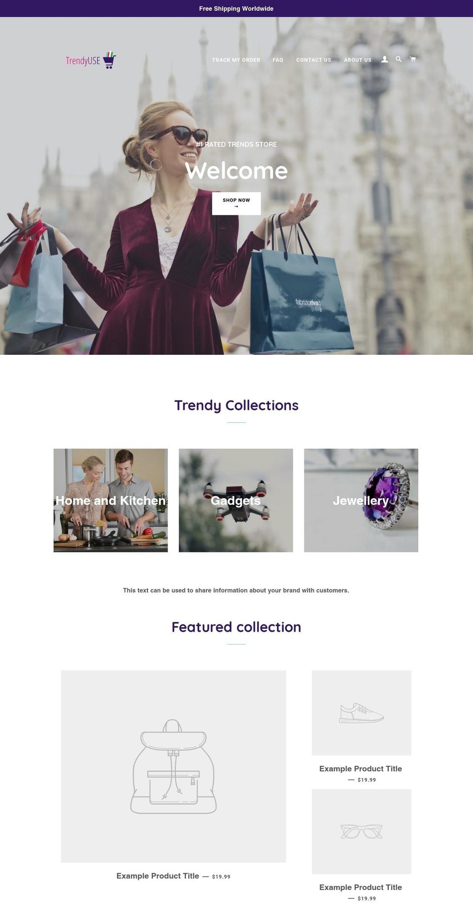 trendyuse.com — Shopify storefront screenshot