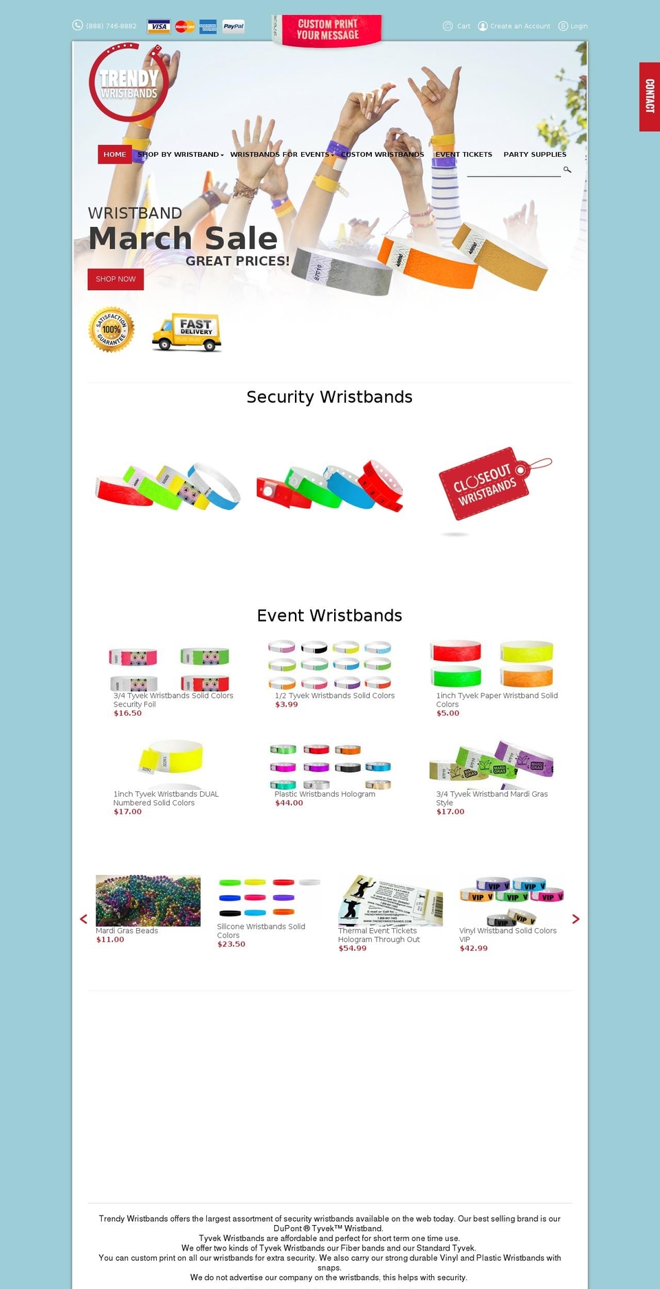 Black Friday Shopify theme site example trendywristbands.com