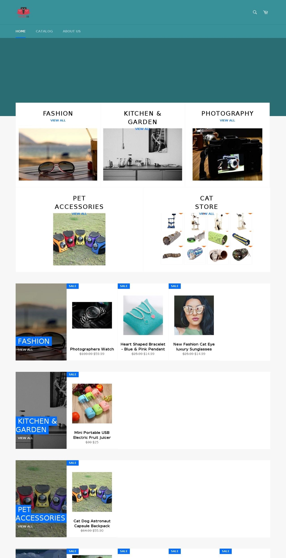 trendz99.com — Shopify storefront screenshot