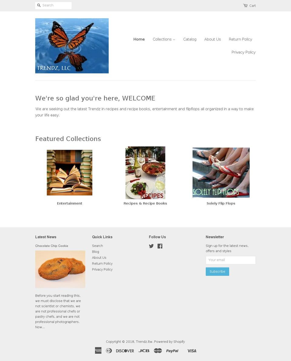 trendzmarkets.com — Shopify storefront screenshot