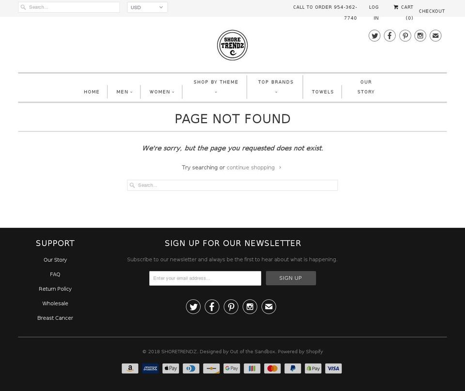 trendzshirts.com — Shopify storefront screenshot
