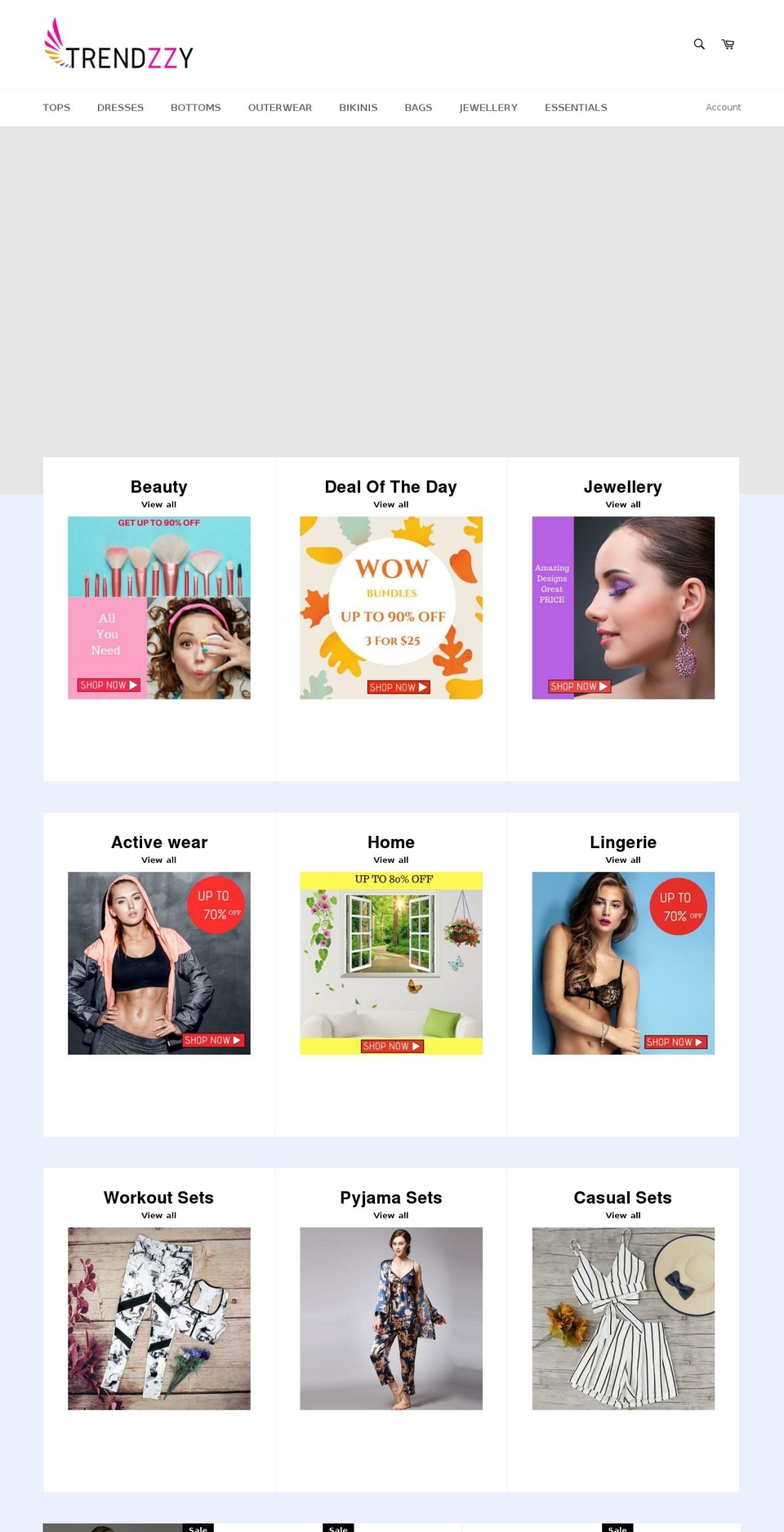 trendzzy.com — Shopify storefront screenshot