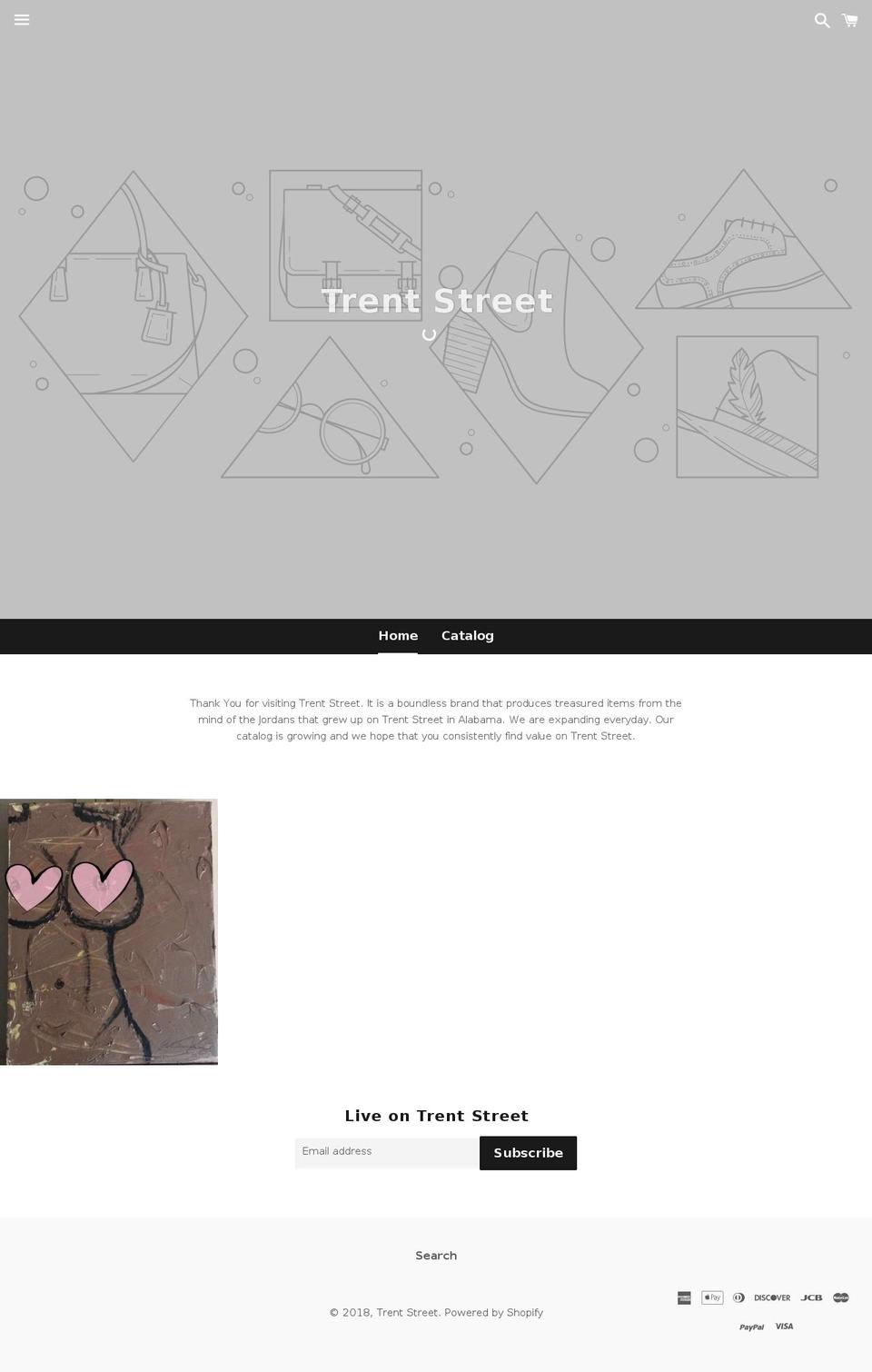 trent-street.com — Shopify storefront screenshot