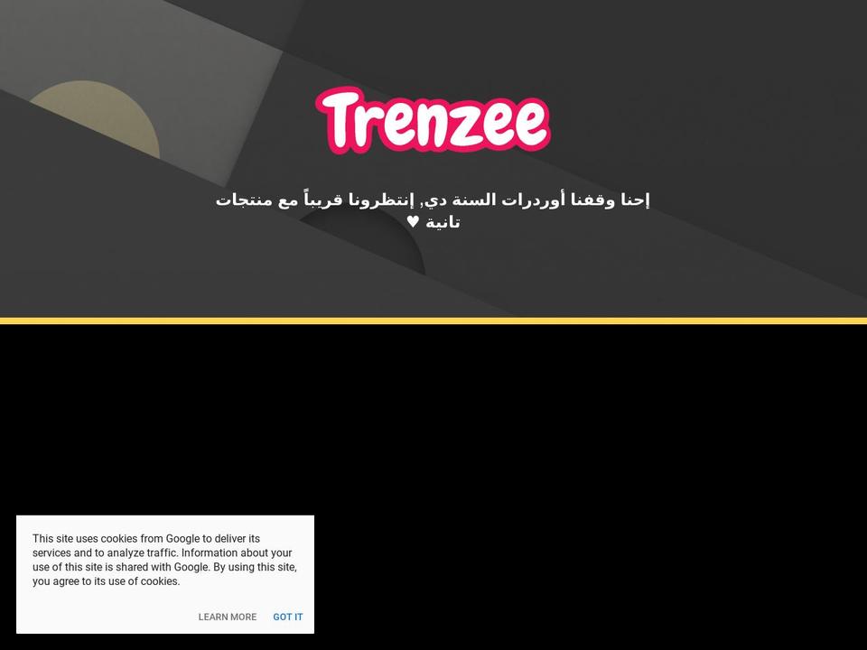 trenzee.net shopify website screenshot