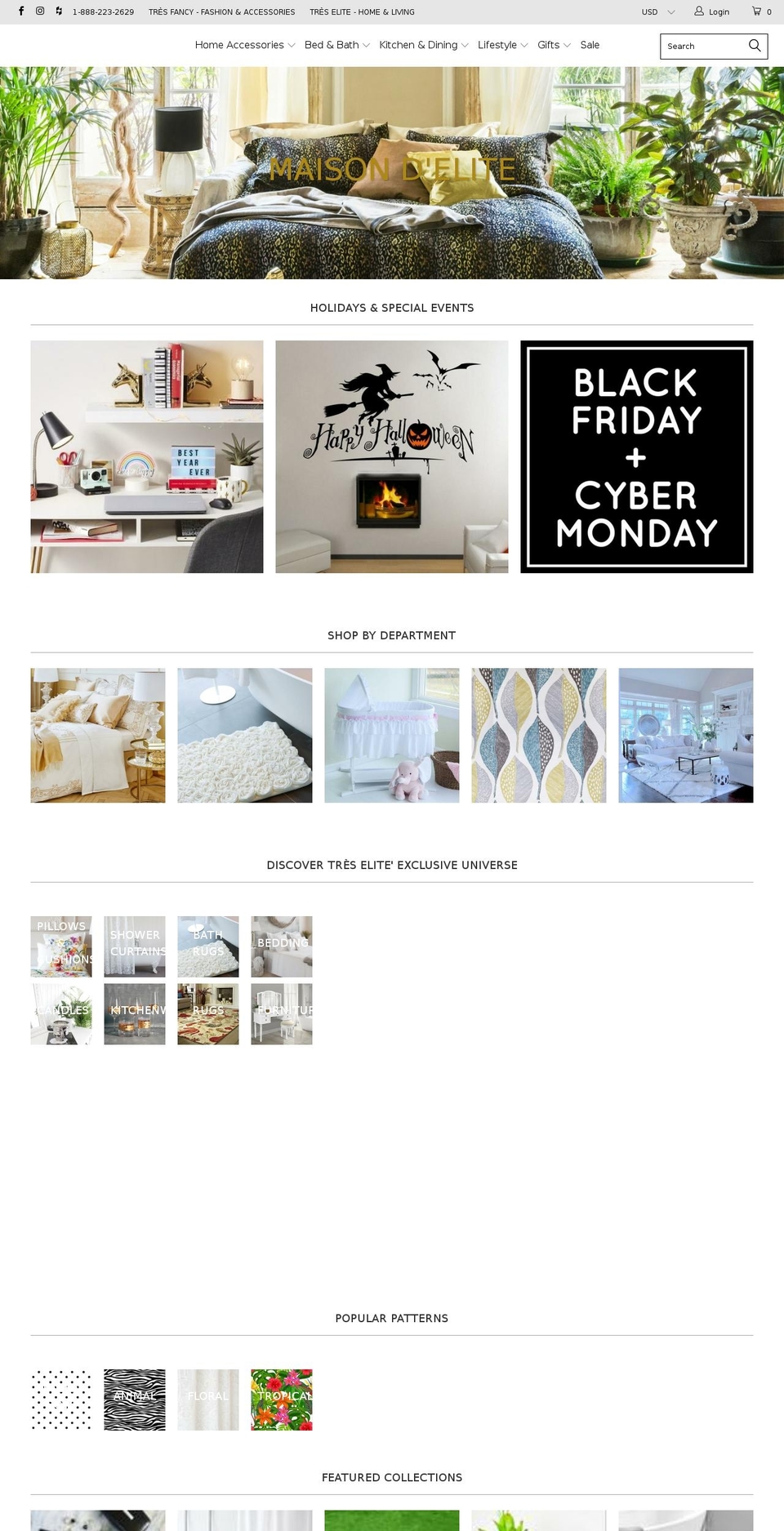 treselite.com shopify website screenshot