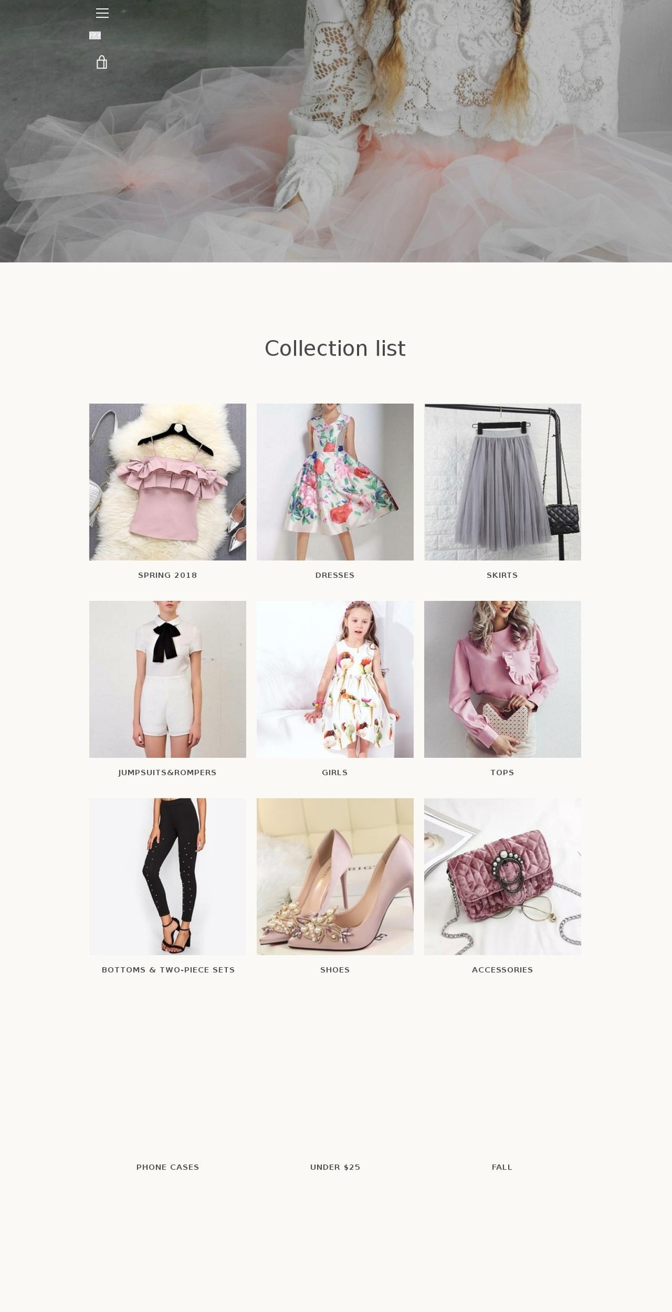 tresjoliee.com — Shopify storefront screenshot