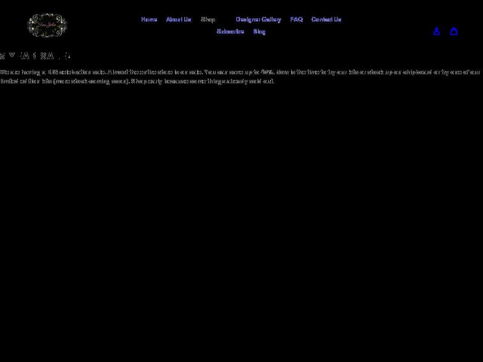 tresjoliekits.com shopify website screenshot