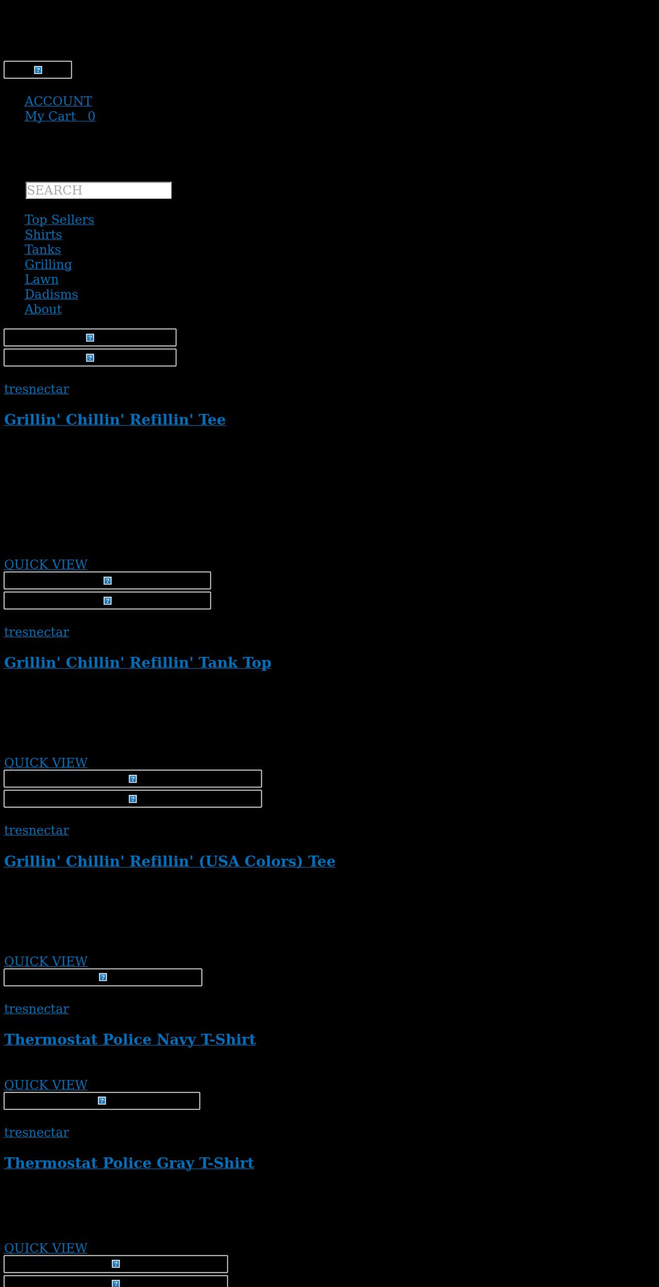 tresnectar.com shopify website screenshot
