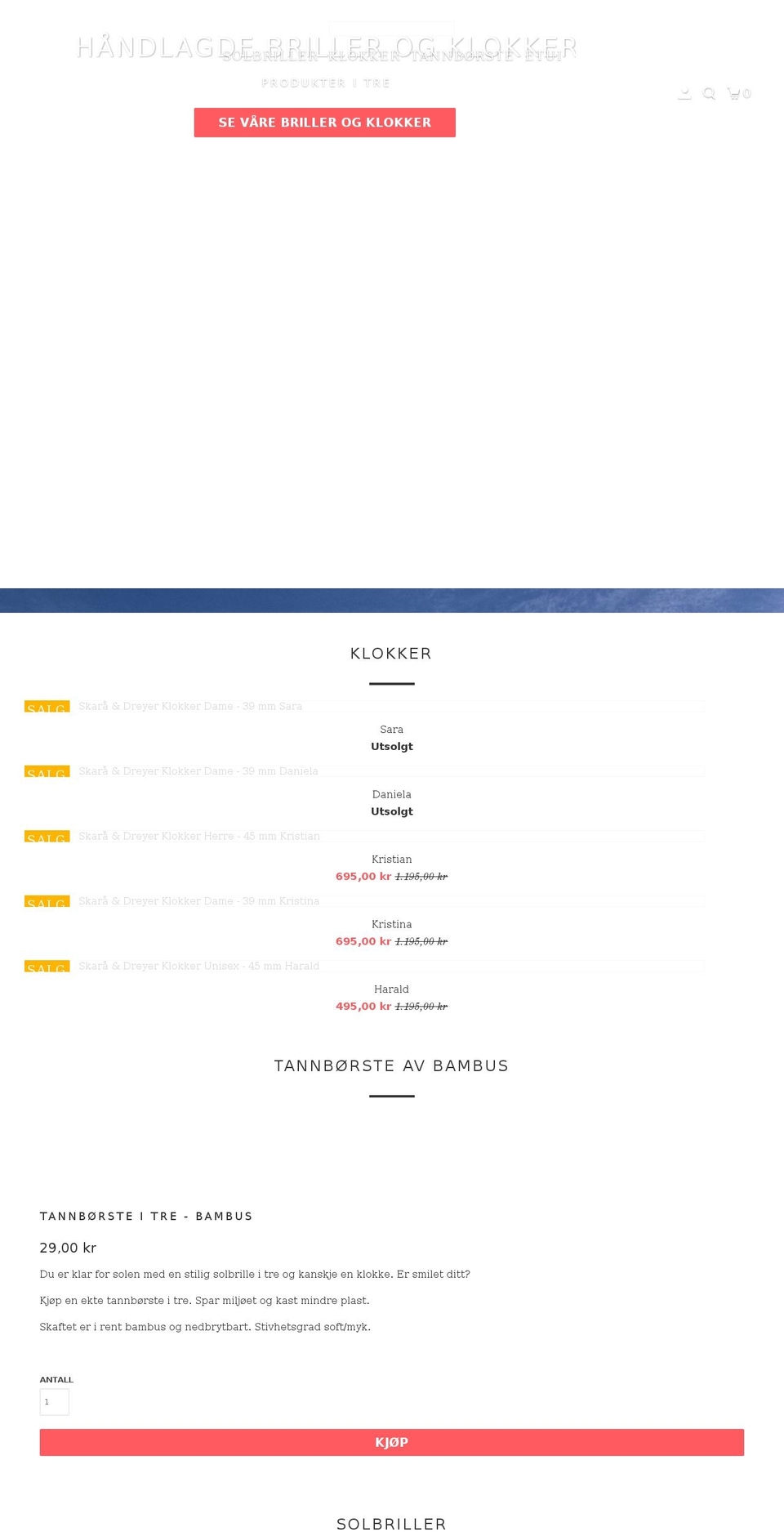 tresolbriller.com — Shopify storefront screenshot