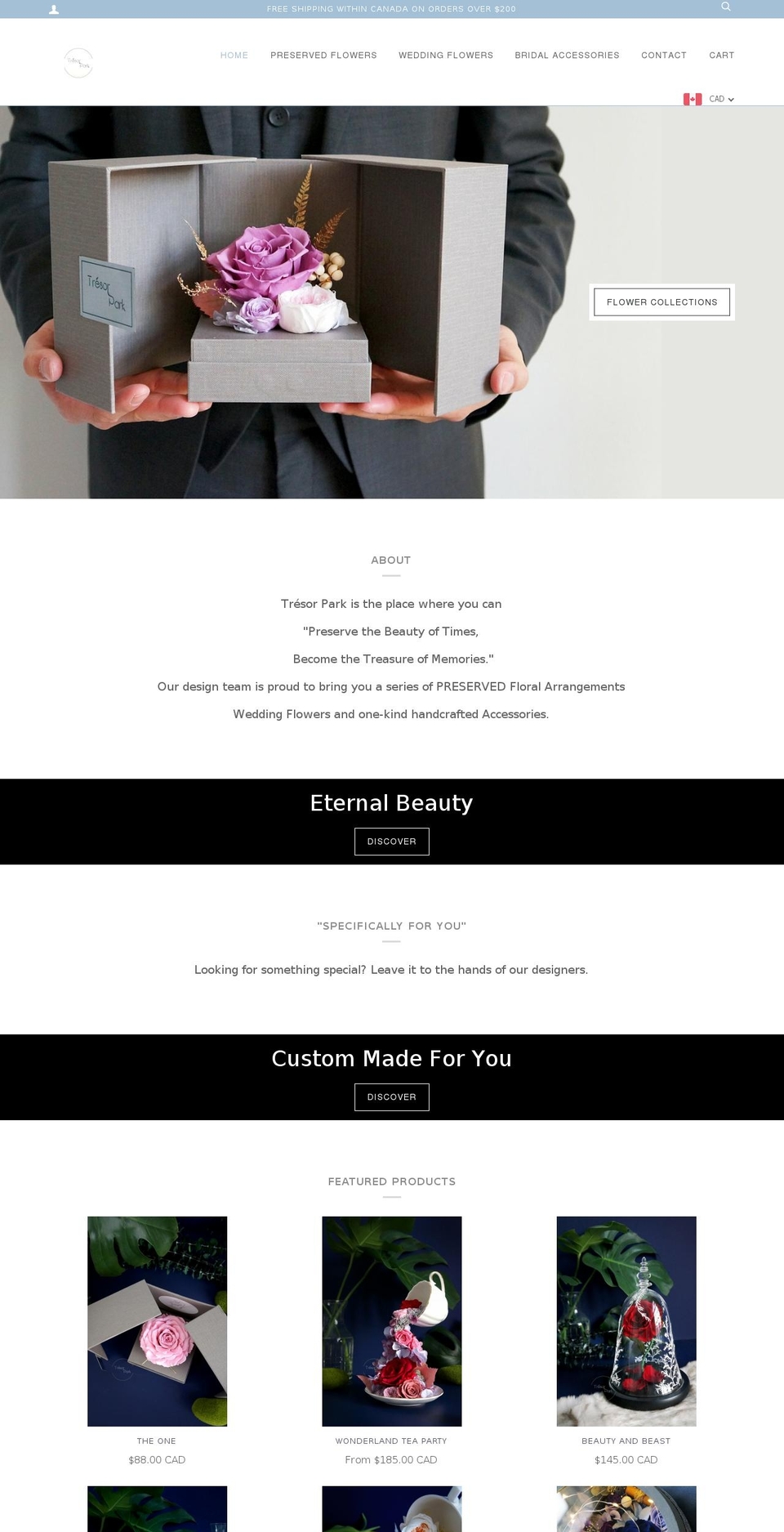 Tresor Park 1.0 Shopify theme site example tresorpark.com