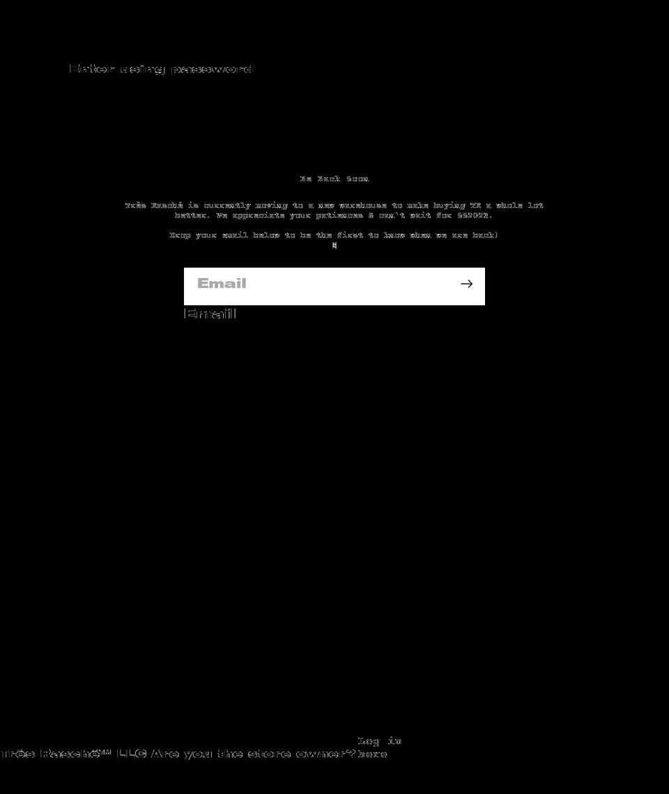 tresrasche.com shopify website screenshot