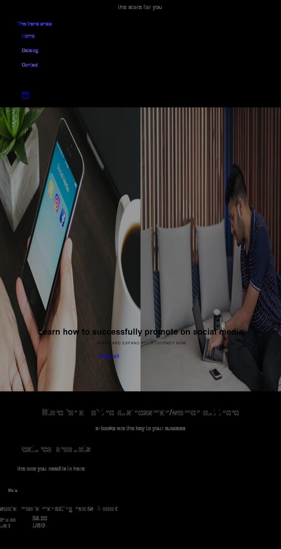 love Shopify theme site example tretzi.com