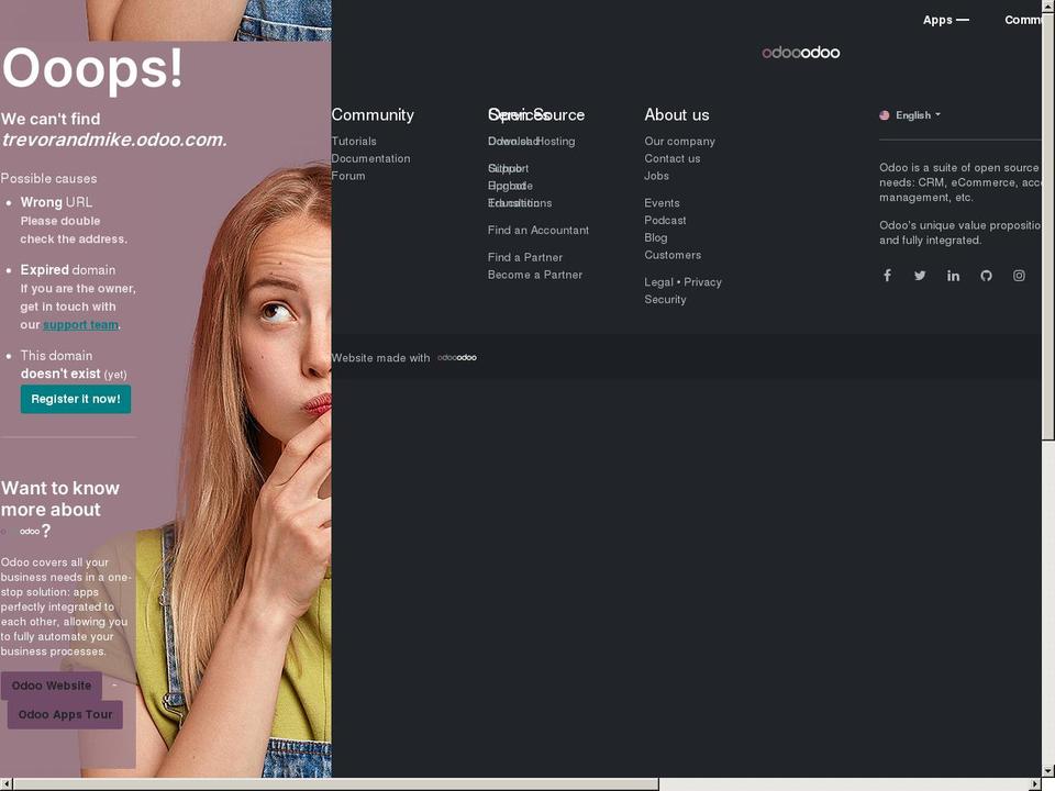 trevorandmike.com — Shopify storefront screenshot