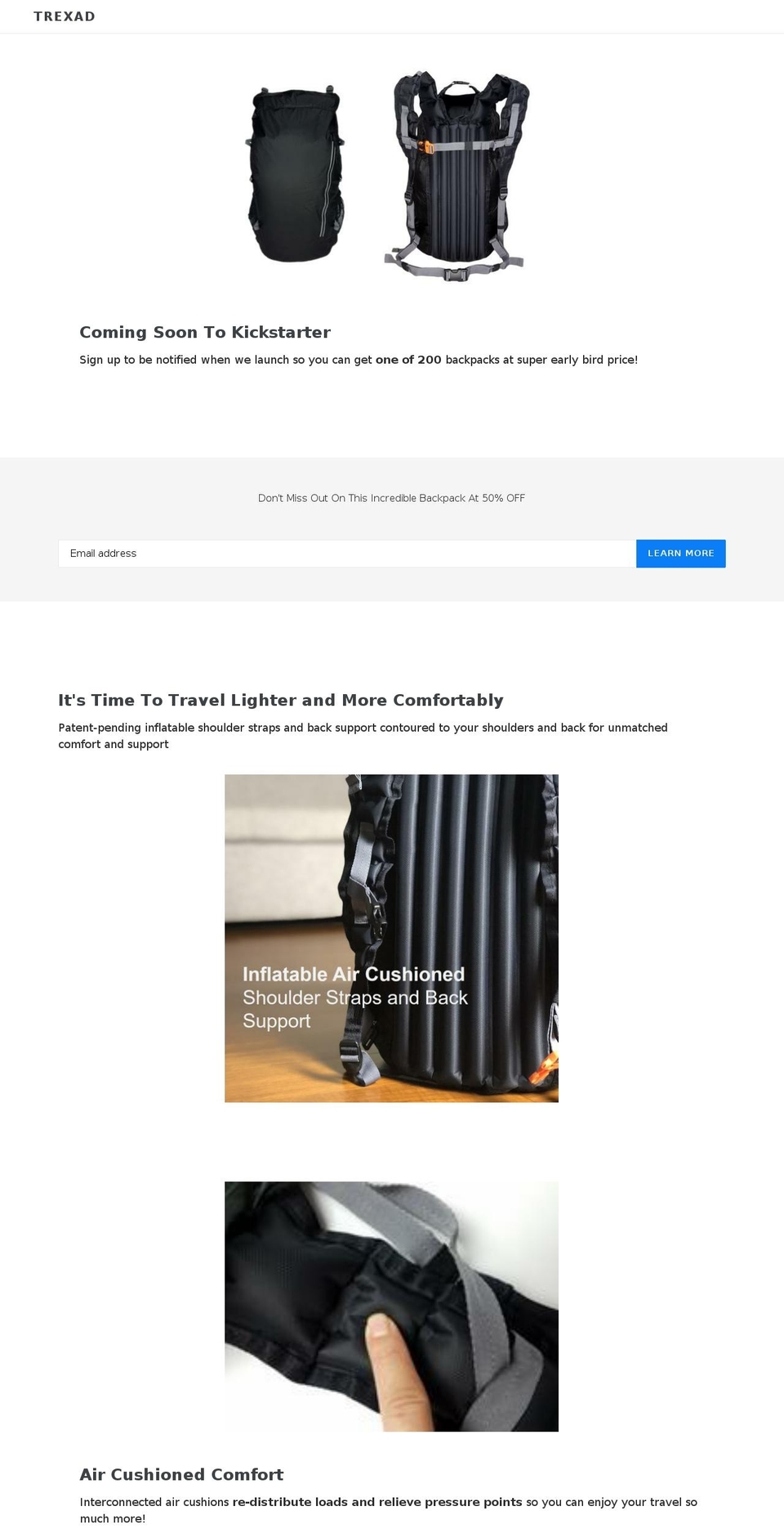 trexad.com — Shopify storefront screenshot