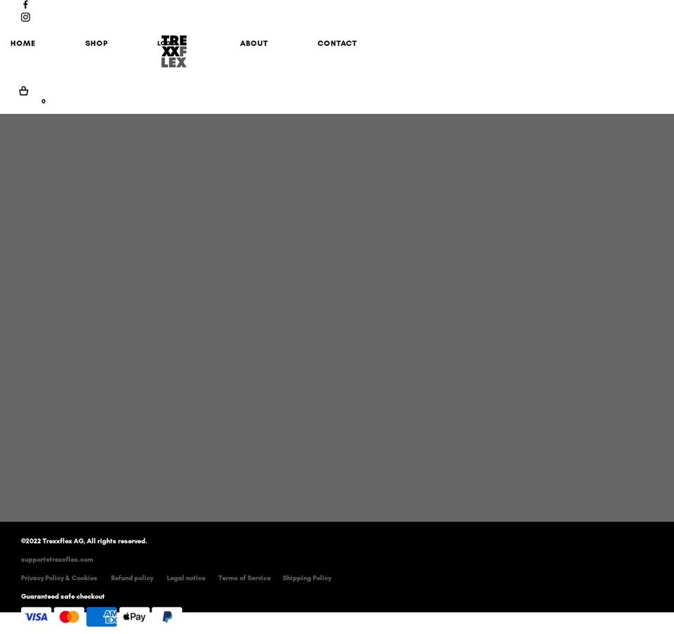 trexxflex.com shopify website screenshot