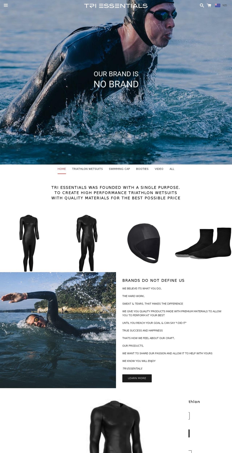 tri-essential.com — Shopify storefront screenshot