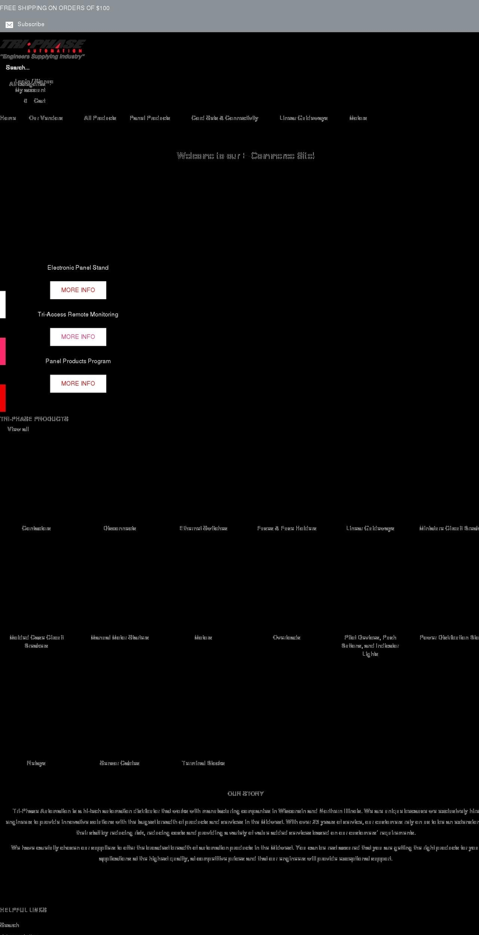 tri-phase.shop shopify website screenshot