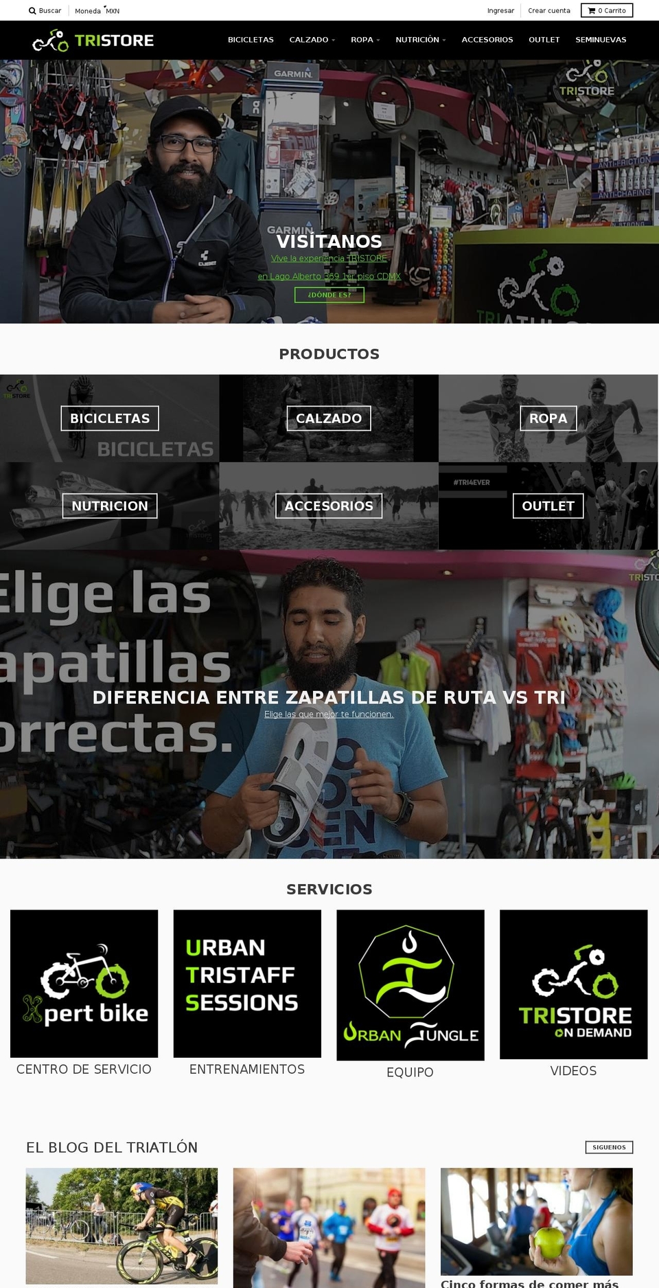tri4ever.com — Shopify storefront screenshot