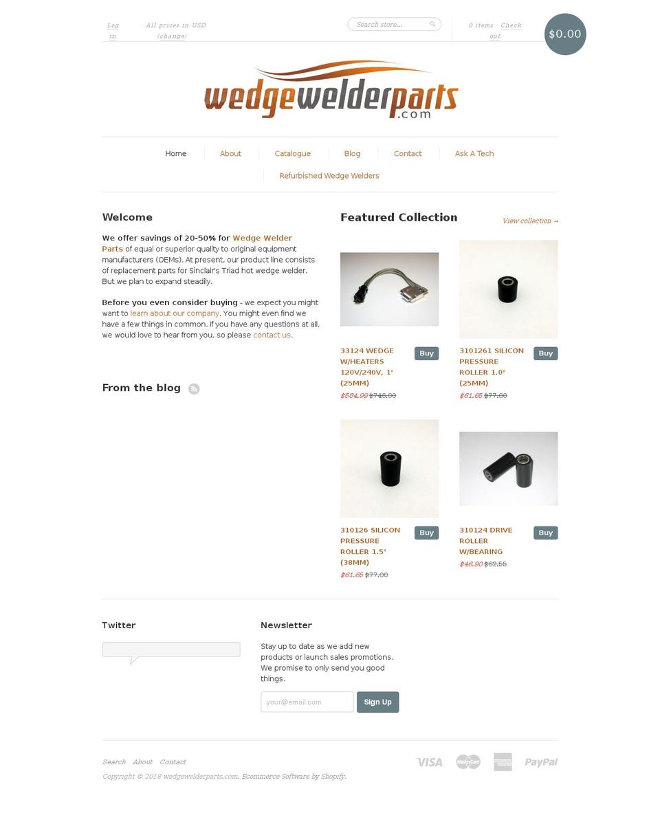 triadwedgewelder.com — Shopify storefront screenshot