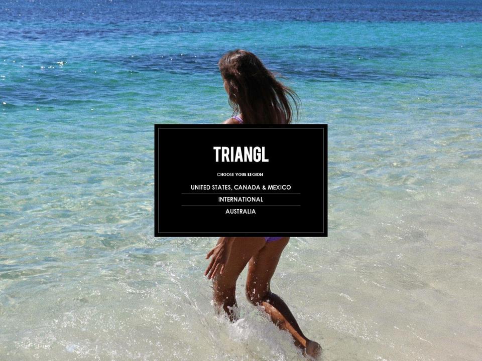 triangl.com shopify website screenshot