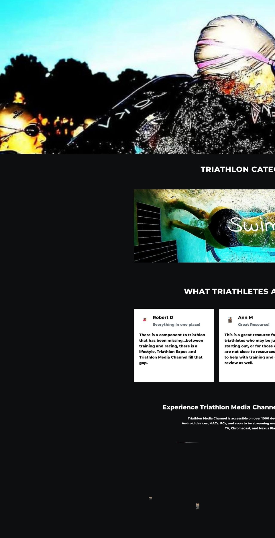 triathlonexpos.com shopify website screenshot