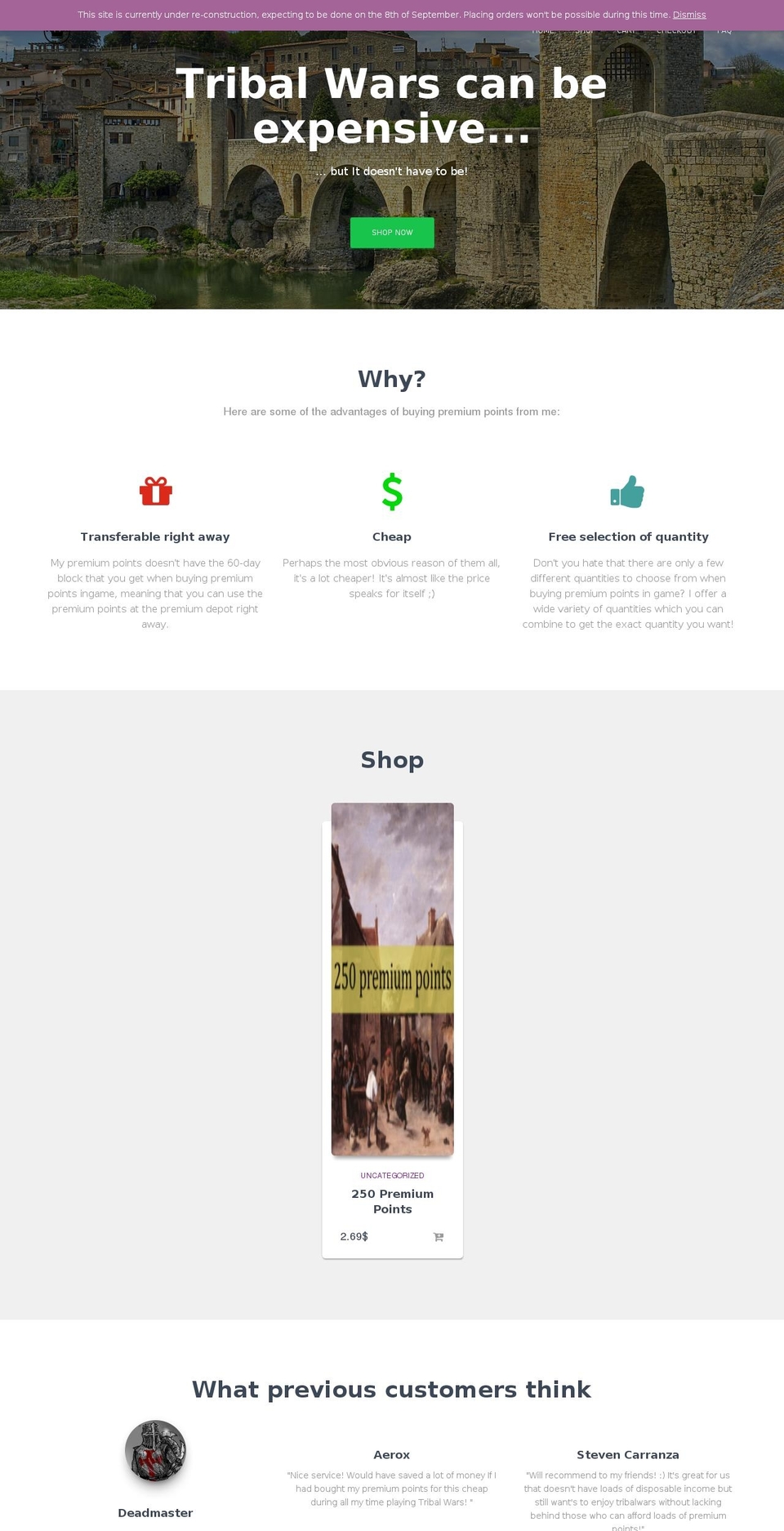 tribaljester.com — Shopify storefront screenshot