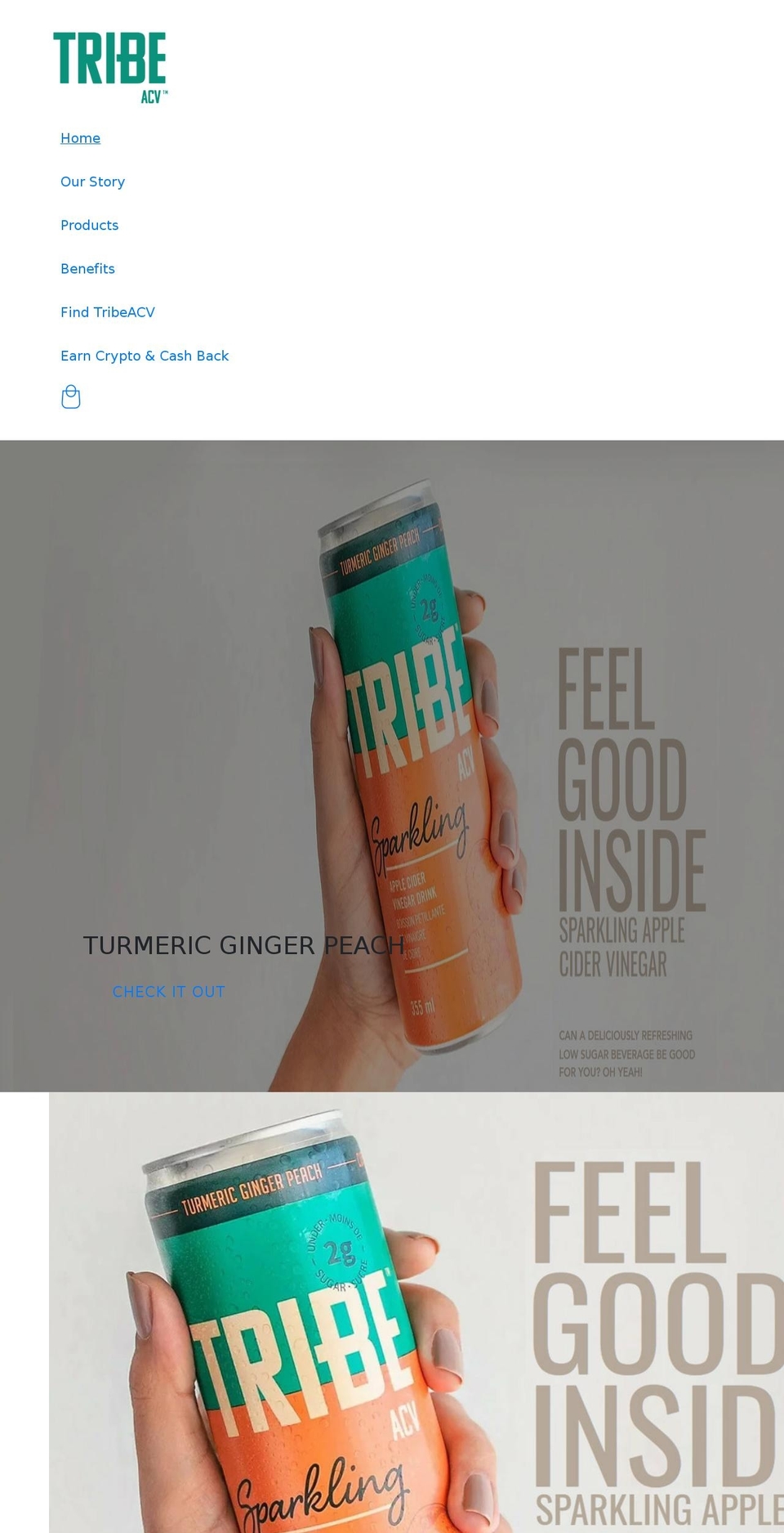 tribeacv.com shopify website screenshot