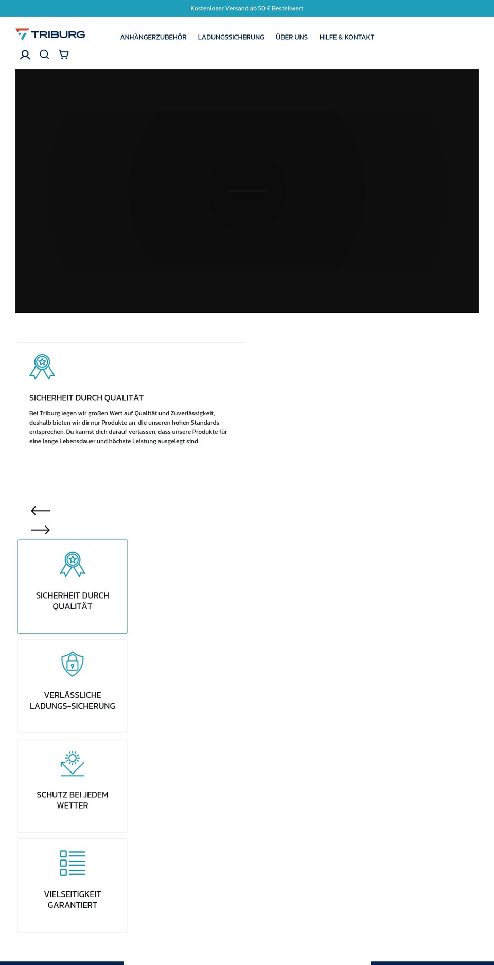 triburg.de shopify website screenshot