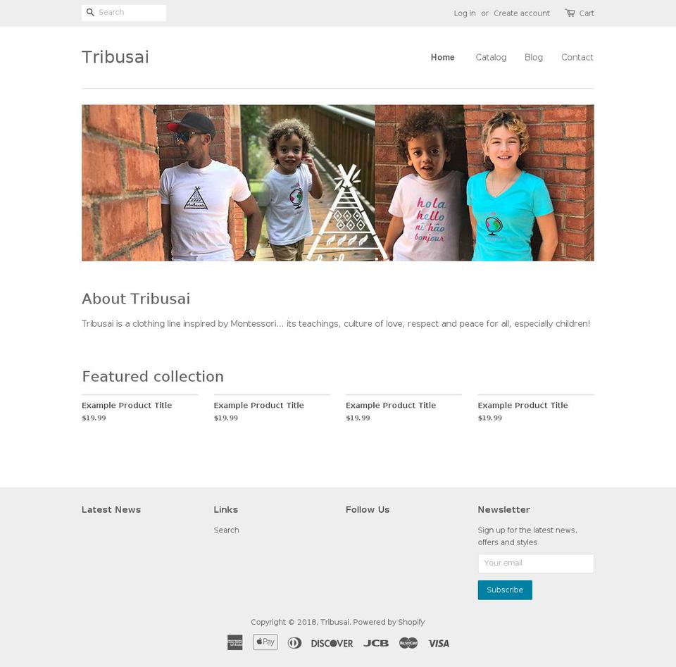 tribusai.com — Shopify storefront screenshot
