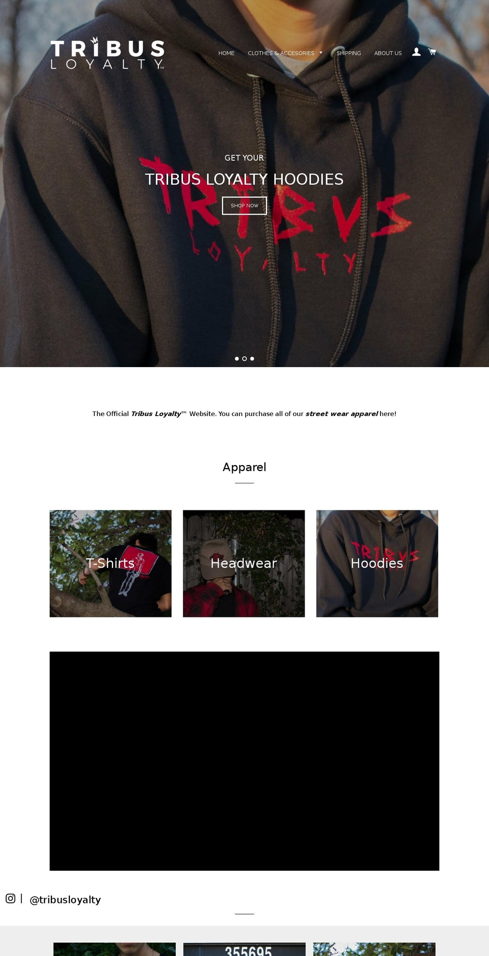 tribusloyalty.com — Shopify storefront screenshot