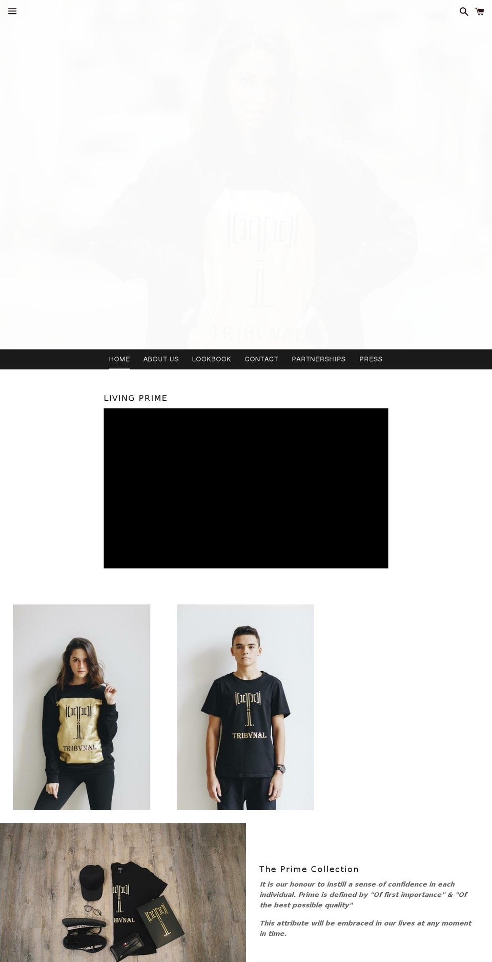 tribvnal.com — Shopify storefront screenshot