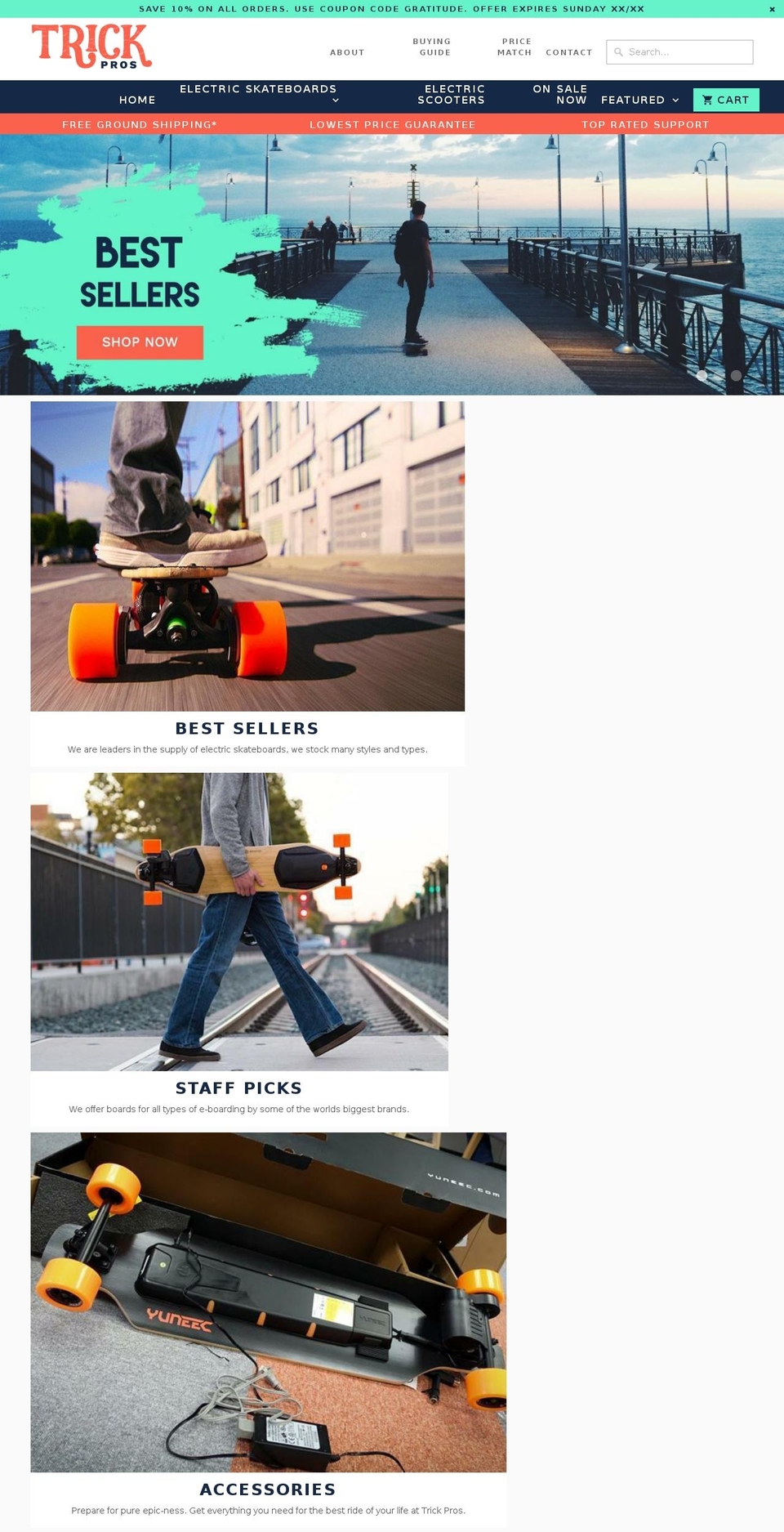 premium-design Shopify theme site example trickpros.com