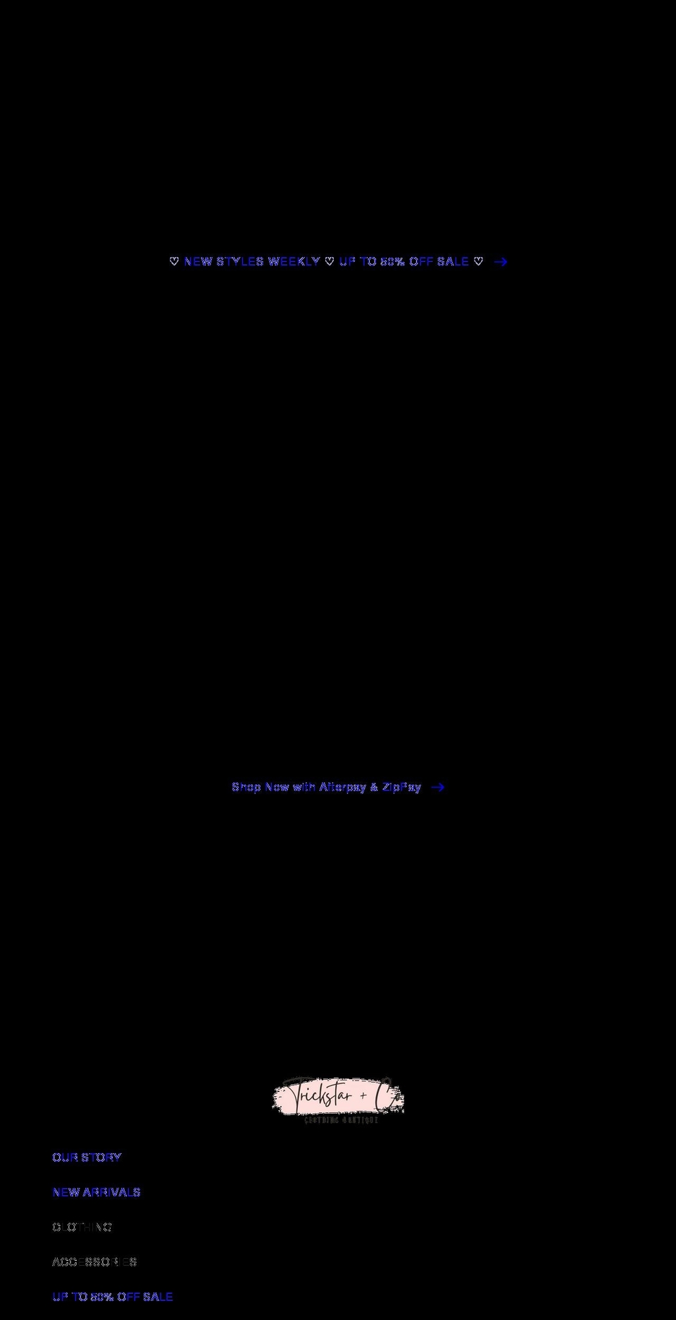 trickstarco.com.au shopify website screenshot